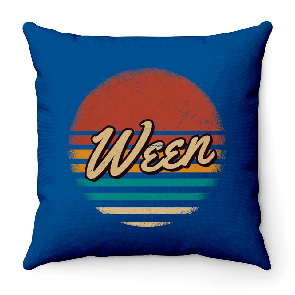 Ween Retro Style - Ween - Throw Pillows