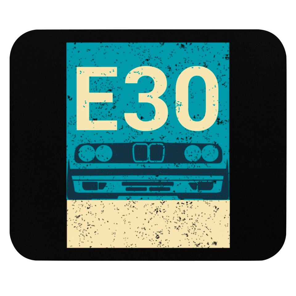 vintage e30 - summer - E30 Bmw Classic 1980s Car - Mouse Pads