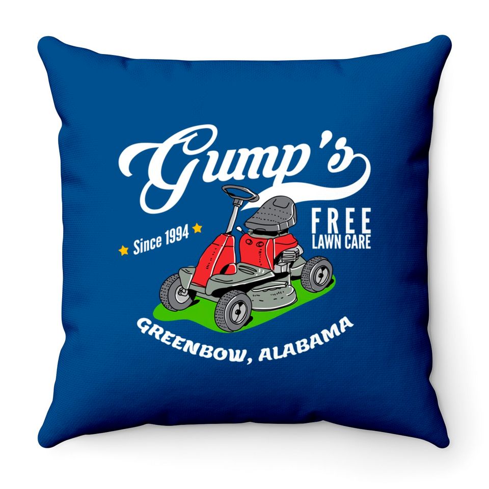 Forrest Gump Lawn Care - Forrest Gump - Throw Pillows