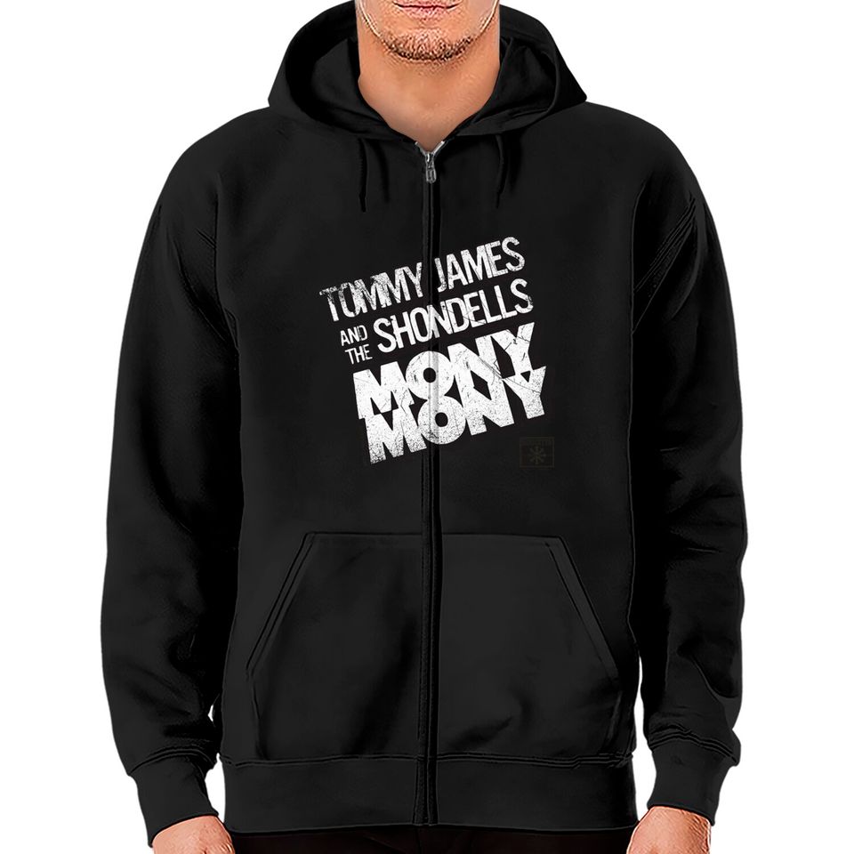 Tommy James and the Shondells "Mony Mony" - Vintage Rock - Zip Hoodies