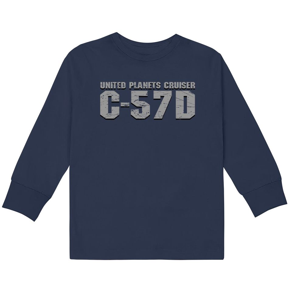 United Planets Cruiser C 57D - Forbidden Planet -  Kids Long Sleeve T-Shirts