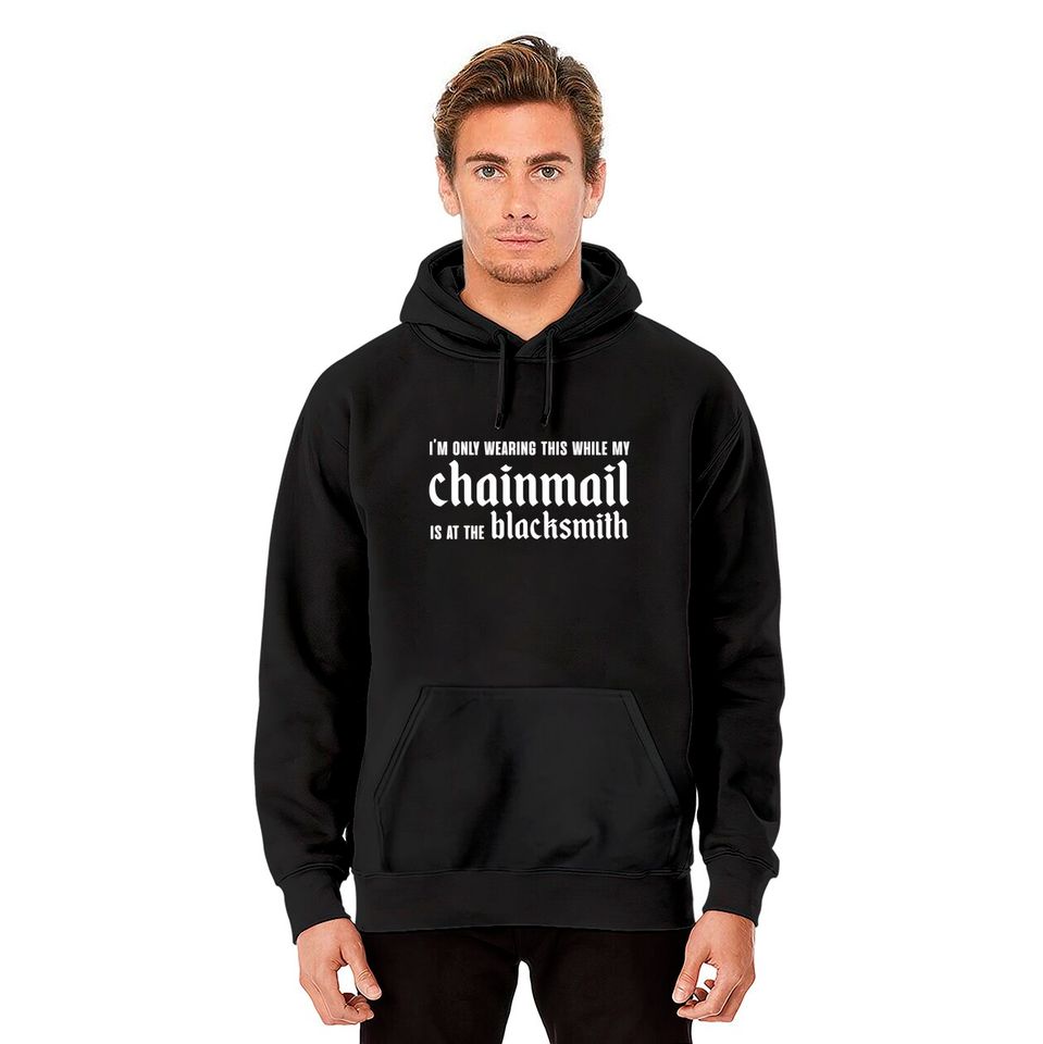 Chainmail Blacksmith Medieval - Chainmail - Hoodies