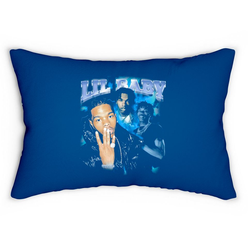 Lil Baby Rapper T- Lumbar Pillows