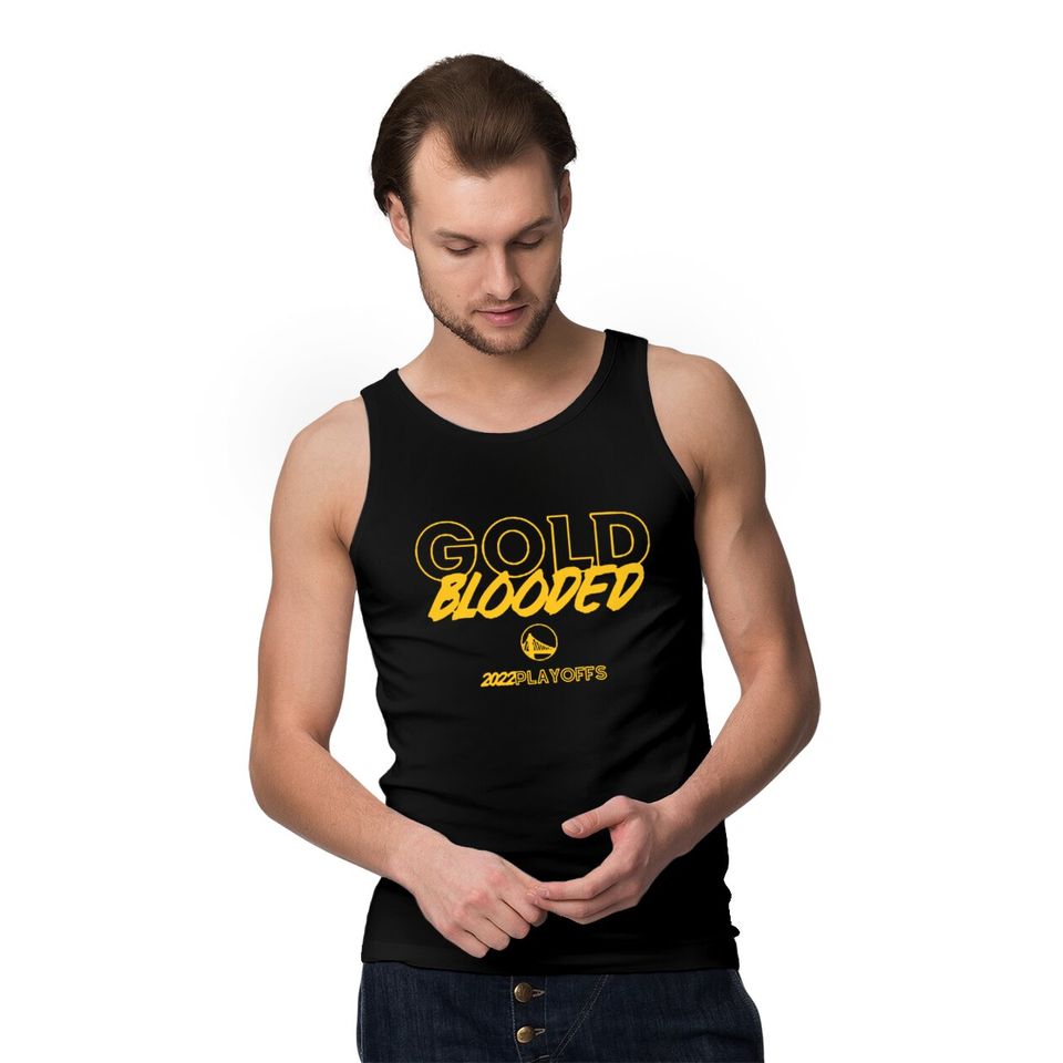 Gold Blooded Warriors Tank Tops