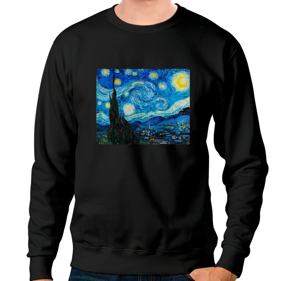 The Starry Night by Vincent Van Gogh - Starry Night - Sweatshirts