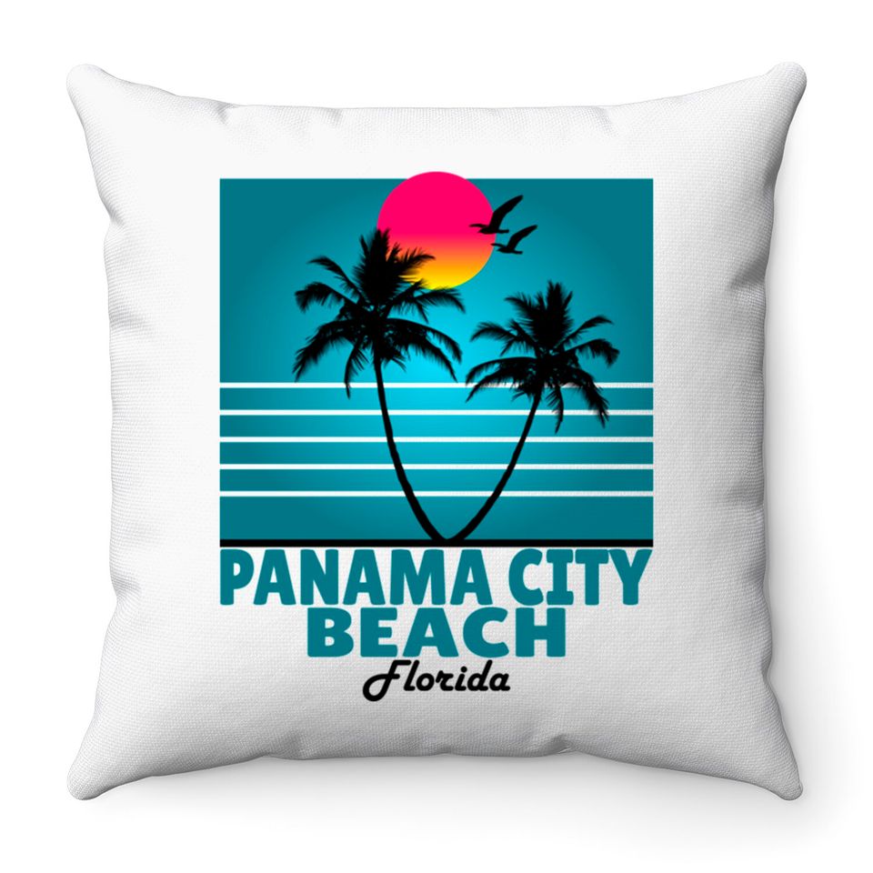 Panama City Beach Florida souvenir - Panama City Beach - Throw Pillows