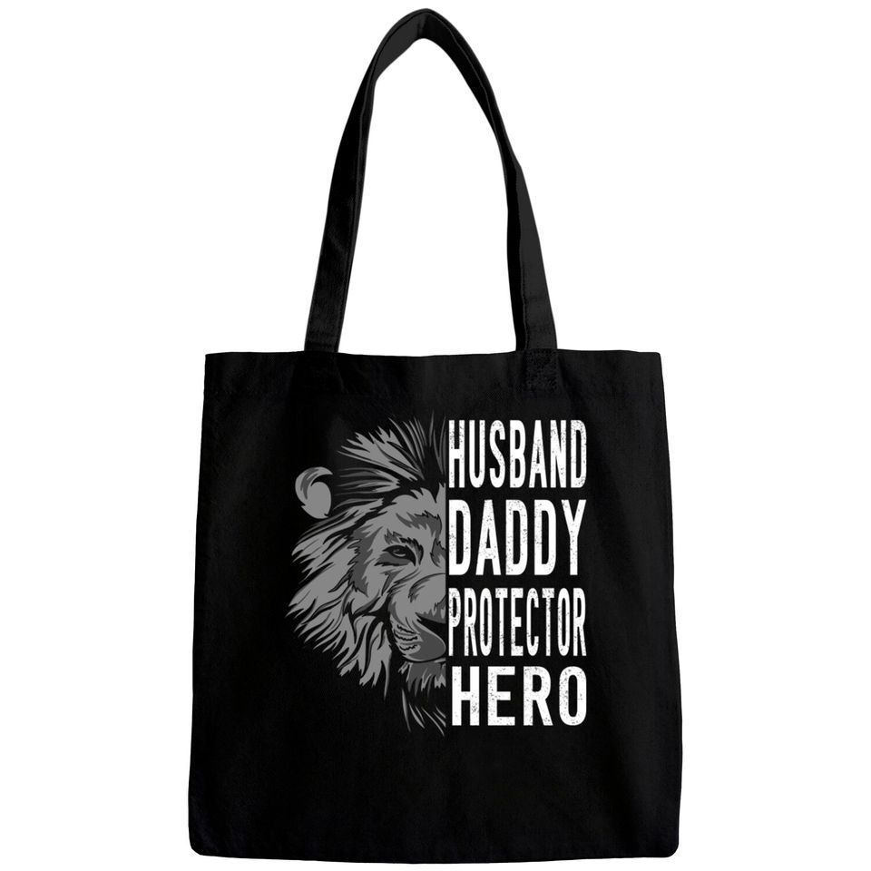 husband daddy protective hero.father's day gift - Husband Daddy Protector Hero - Bags