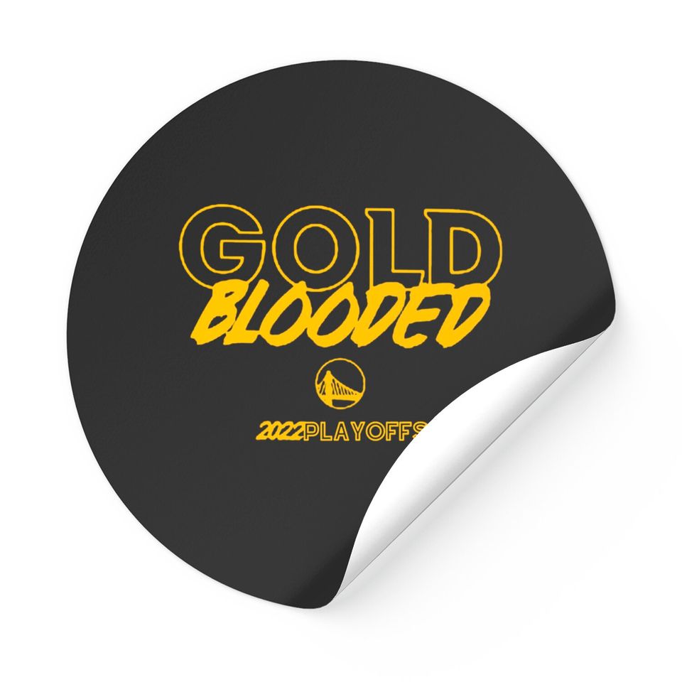 Gold Blooded Warriors Stickers