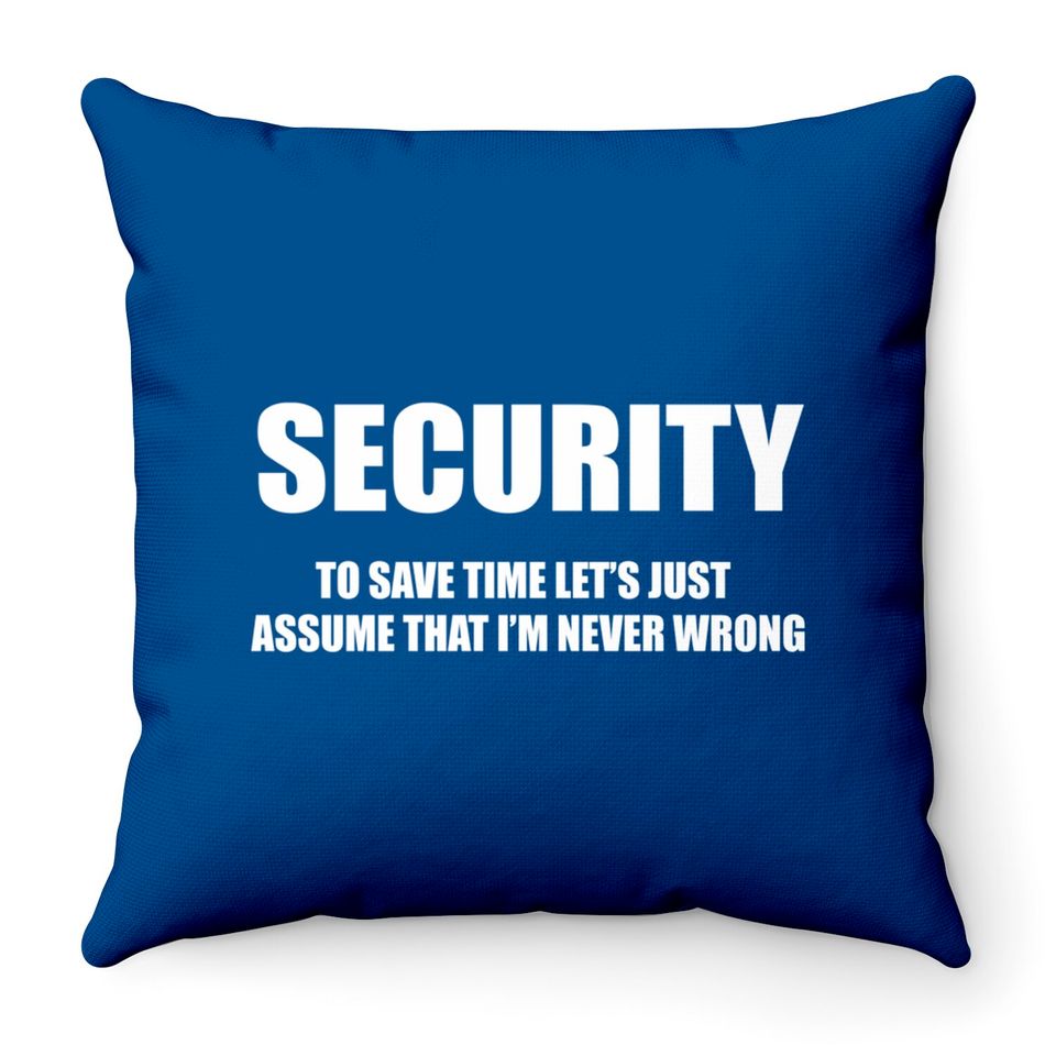 Bouncer Throw Pillows Gift Fir Bouncer Security Throw Pillow Throw Pillow Occupation Throw Pillow Throw Pillow