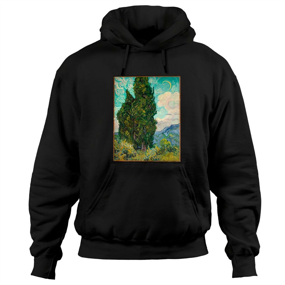 Cypresses - Van Gogh - Hoodies