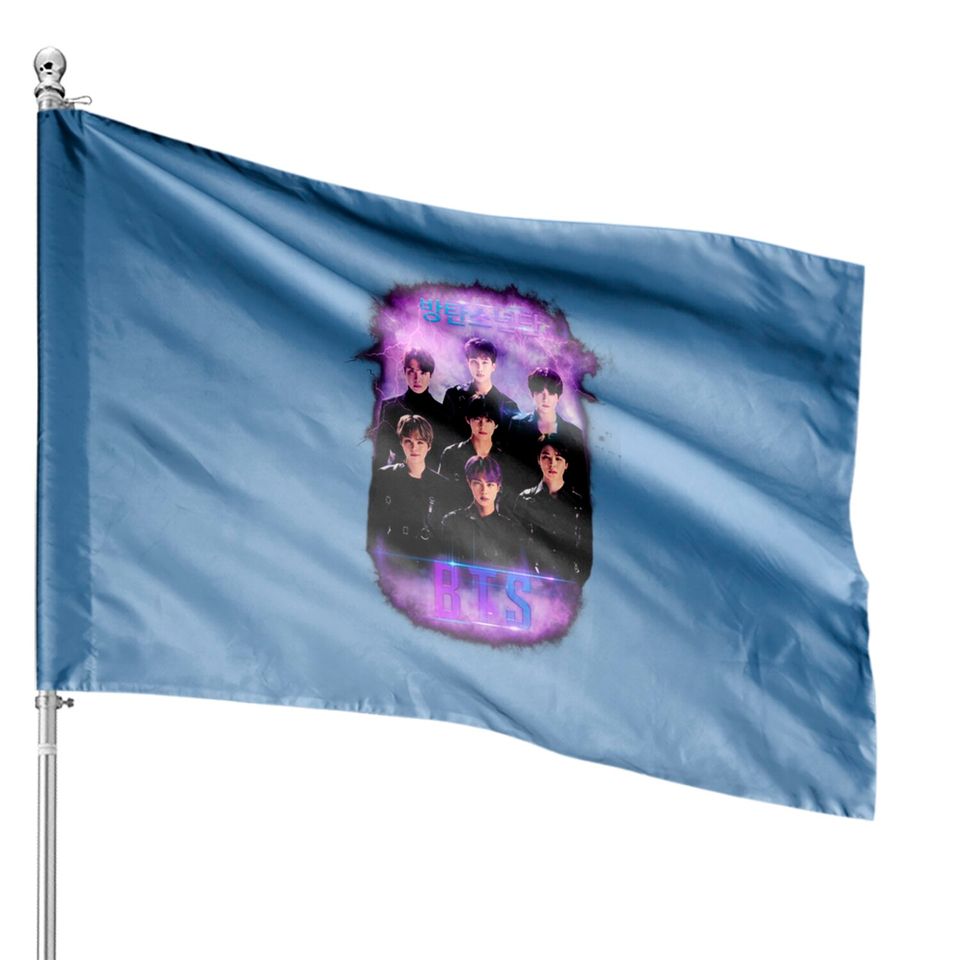 retro boyband House Flag - BTS - Bts - House Flags