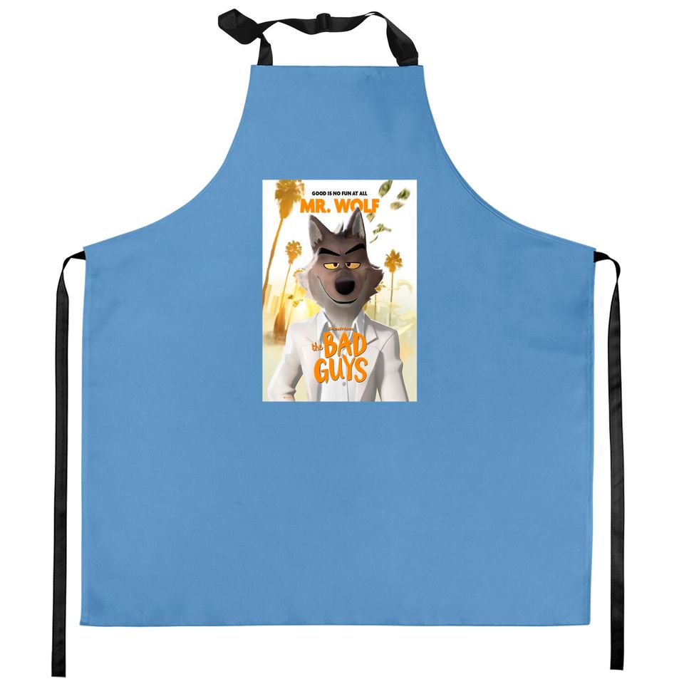 The Bad Guys 2022 Film , The Bad Guys Movie 2022, Mr Wolf Classic Kitchen Aprons