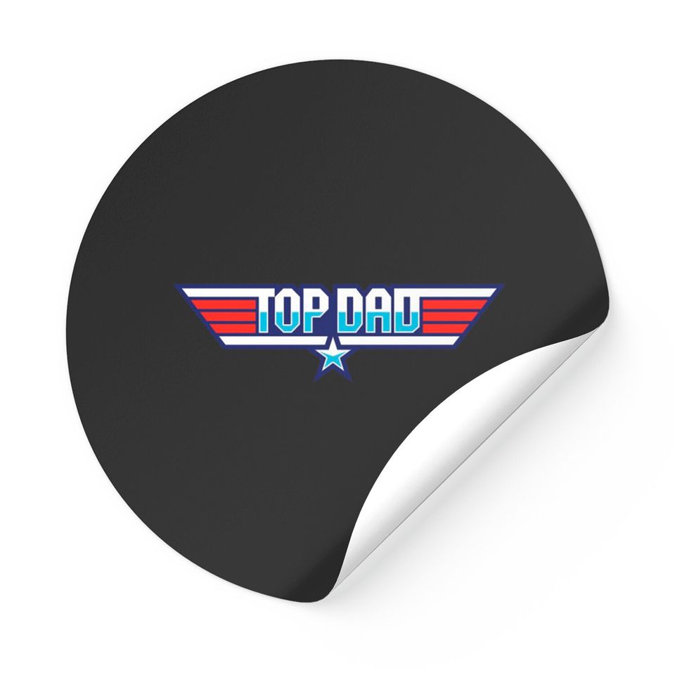 Top Dad - Top Gun Parody - Stickers