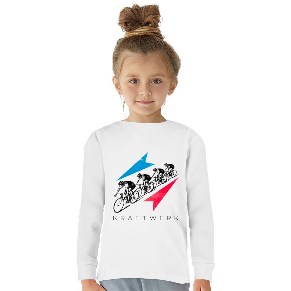 Kraftwerk Retro Original Fan Art Design - Kraftwerk -  Kids Long Sleeve T-Shirts
