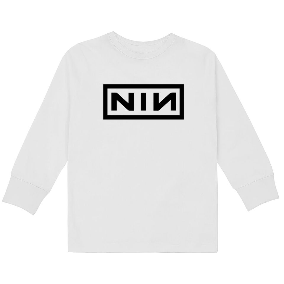 Nine Inch Nails Trent Reznor Logo Tee  Kids Long Sleeve T-Shirts