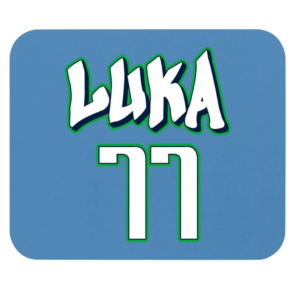 Luka Doncic 77 City Jersey Classic Mouse Pads