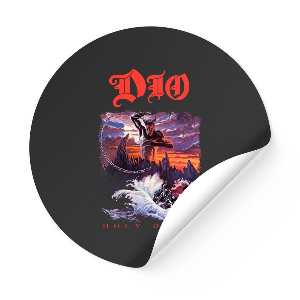 Dio Ronnie James Dio Holy Diver Rock Sticker Stickers