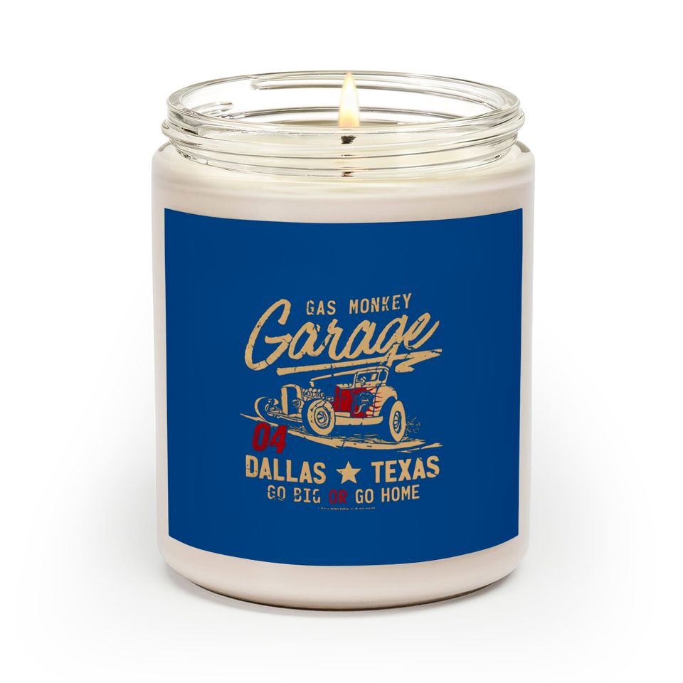 Gas Monkey Garage Vintage Hot Rod Scented Candle Scented Candles