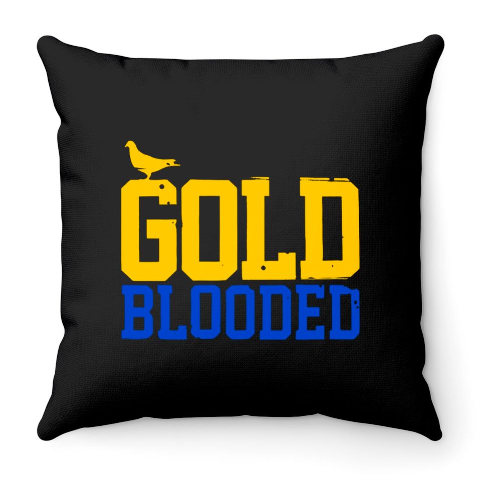 Warriors Gold Blooded 2022 Throw Pillow, Gold Blooded unisex Throw Pillows