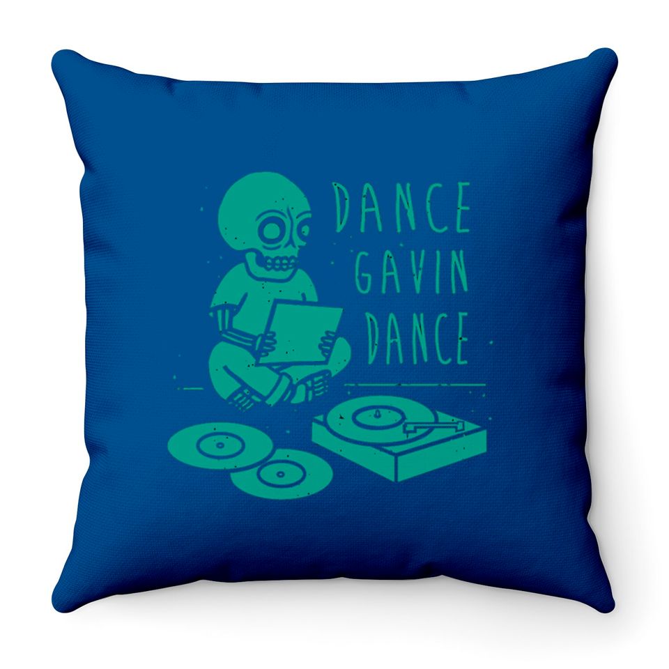 Dance Gavin Dance Graphic Design Throw Pillows