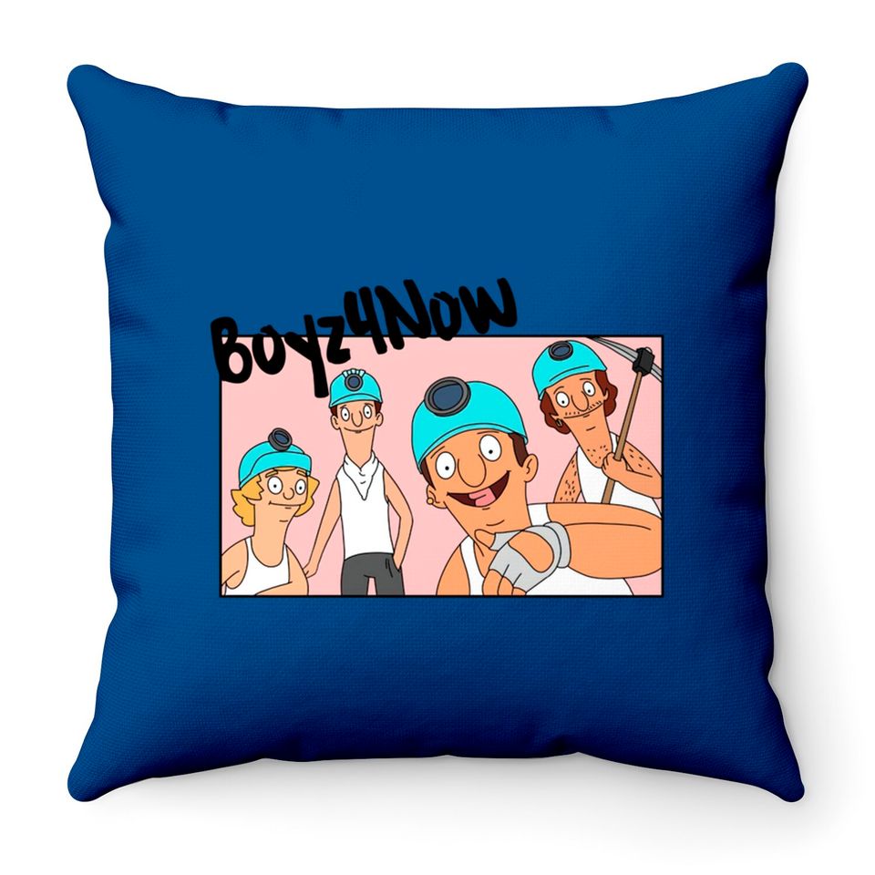 Boyz 4 Now - Bobs Burgers - Throw Pillows