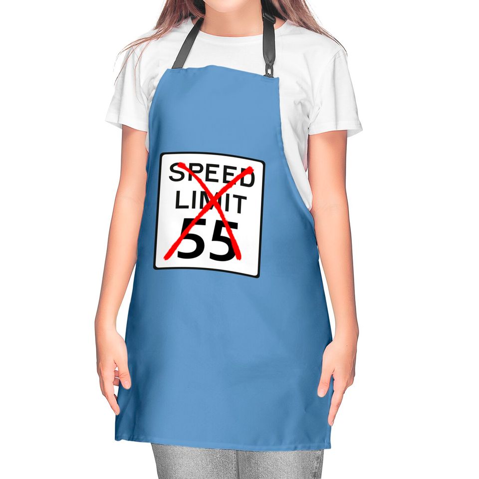 Speed Limit 55 - The Cannonball Run - Kitchen Aprons