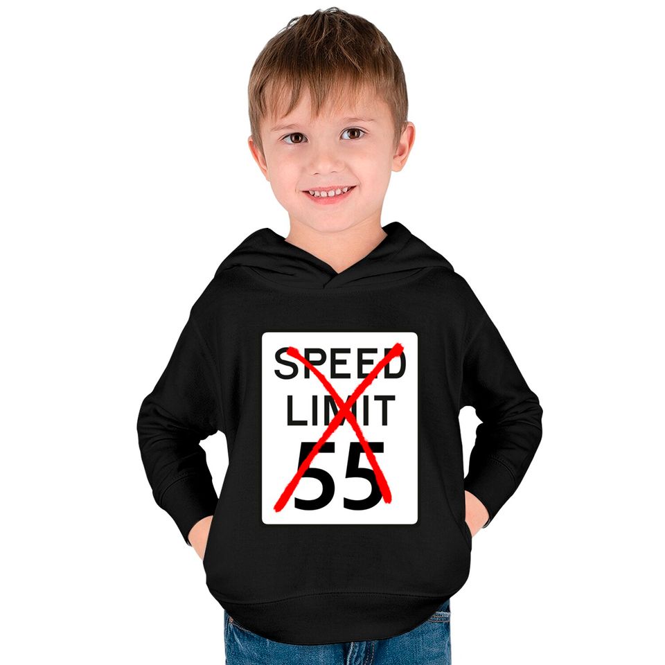 Speed Limit 55 - The Cannonball Run - Kids Pullover Hoodies