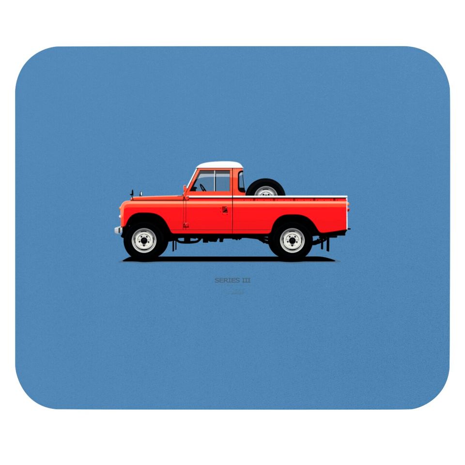 Series 3 PickUp 109 Red - Land Rover - Mouse Pads