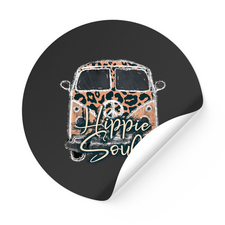 Hippie Soul VW Van by Clementines Stickers