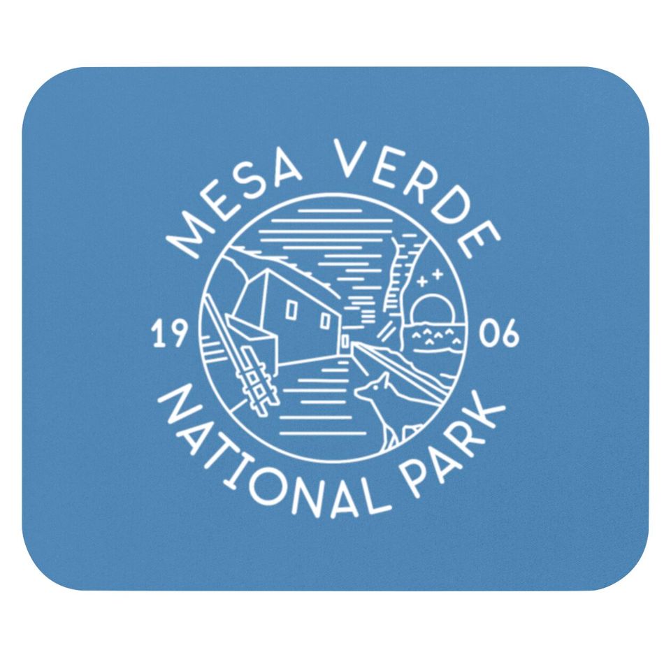 Mesa Verde National Park 1906 Colorado Mouse Pads