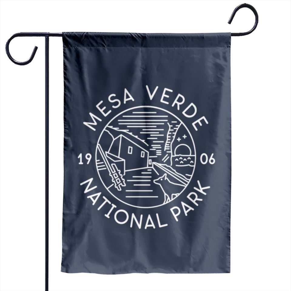 Mesa Verde National Park 1906 Colorado Garden Flags