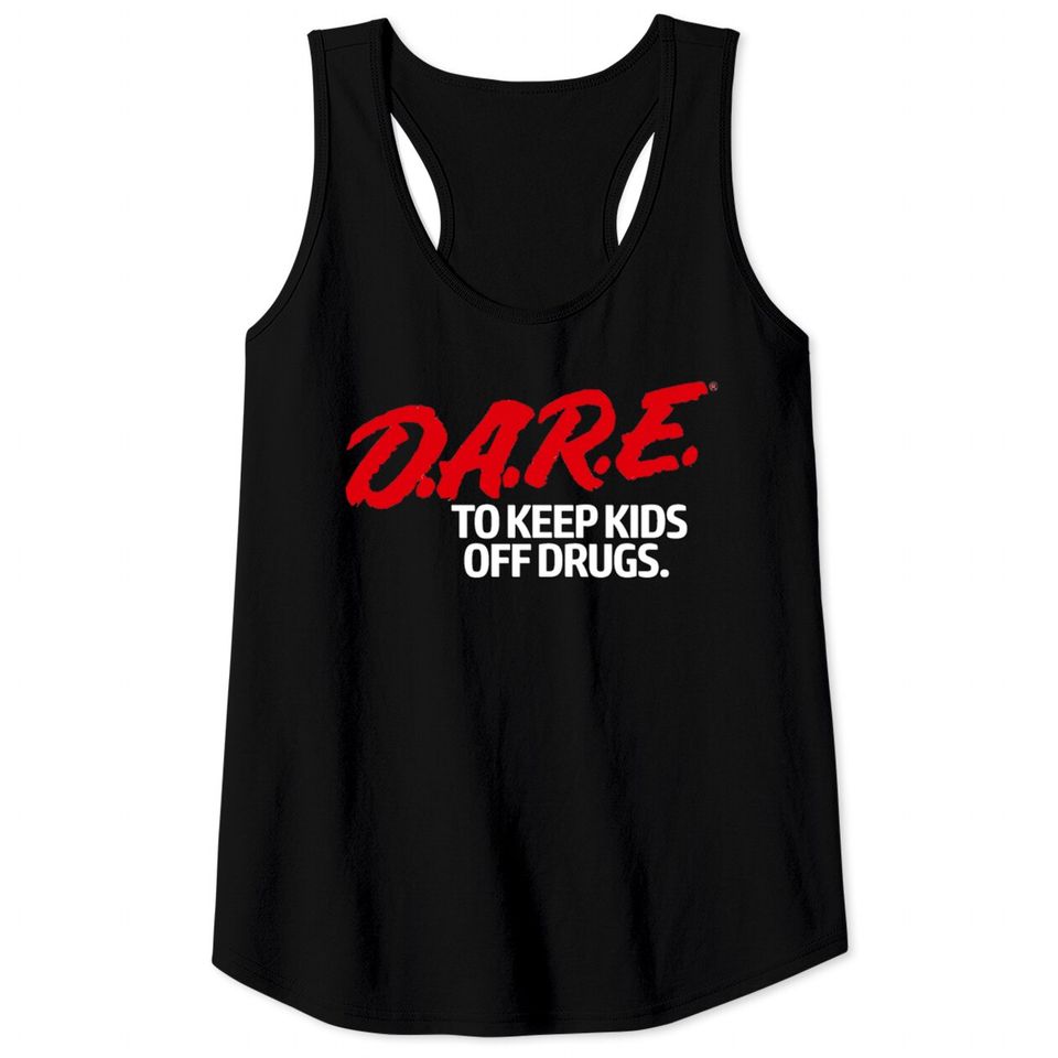 D.A.R.E. (Dare) Vintage 90's Logo Tank Tops