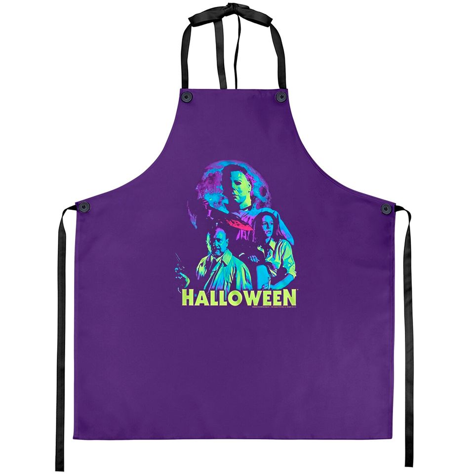 Michael Myers Horror Movie Dr. Loomis Laurie Aprons