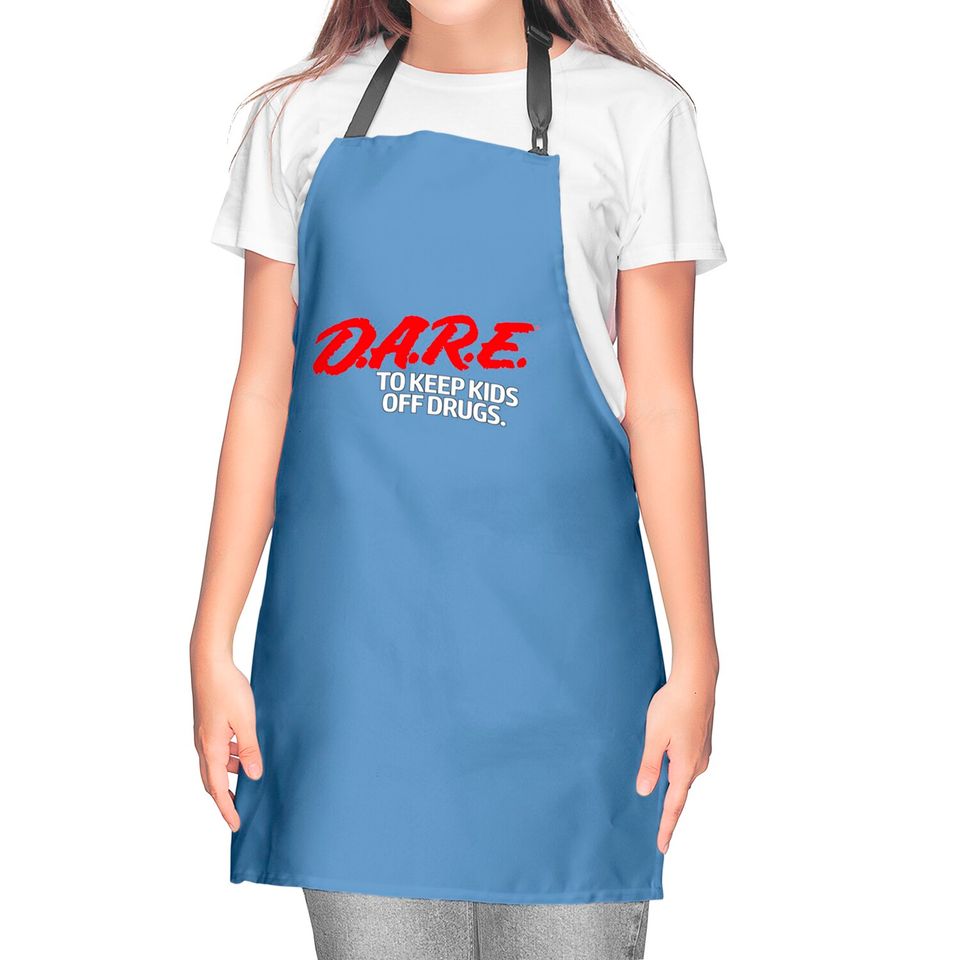 D.A.R.E. (Dare) Vintage 90's Logo Kitchen Aprons