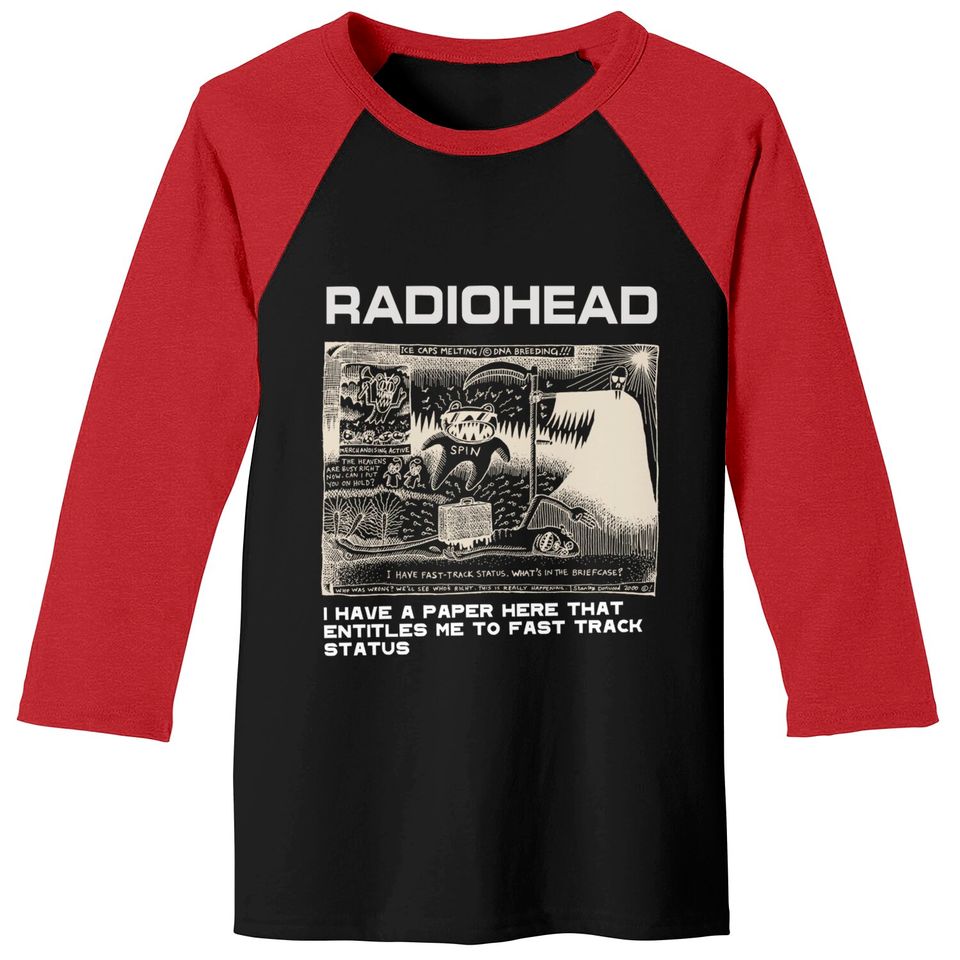 Radiohead Baseball Tees