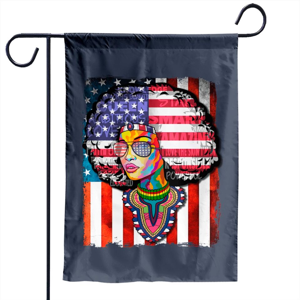 Afro Women Flag - Black History Garden Flag Garden Flags