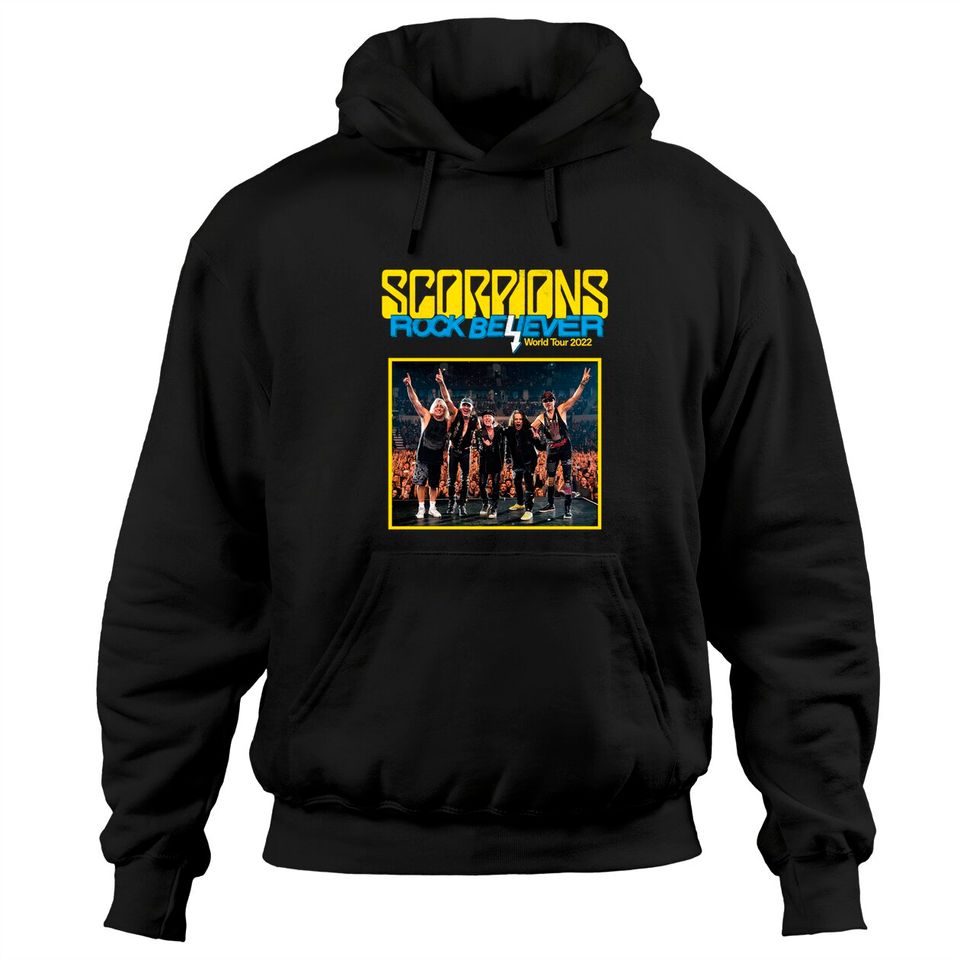 Scorpions Rock Believer World Tour 2022 Shirt, Scorpions Shirt, Concert Tour 2022 Hoodies, Scorpions Band Hoodies