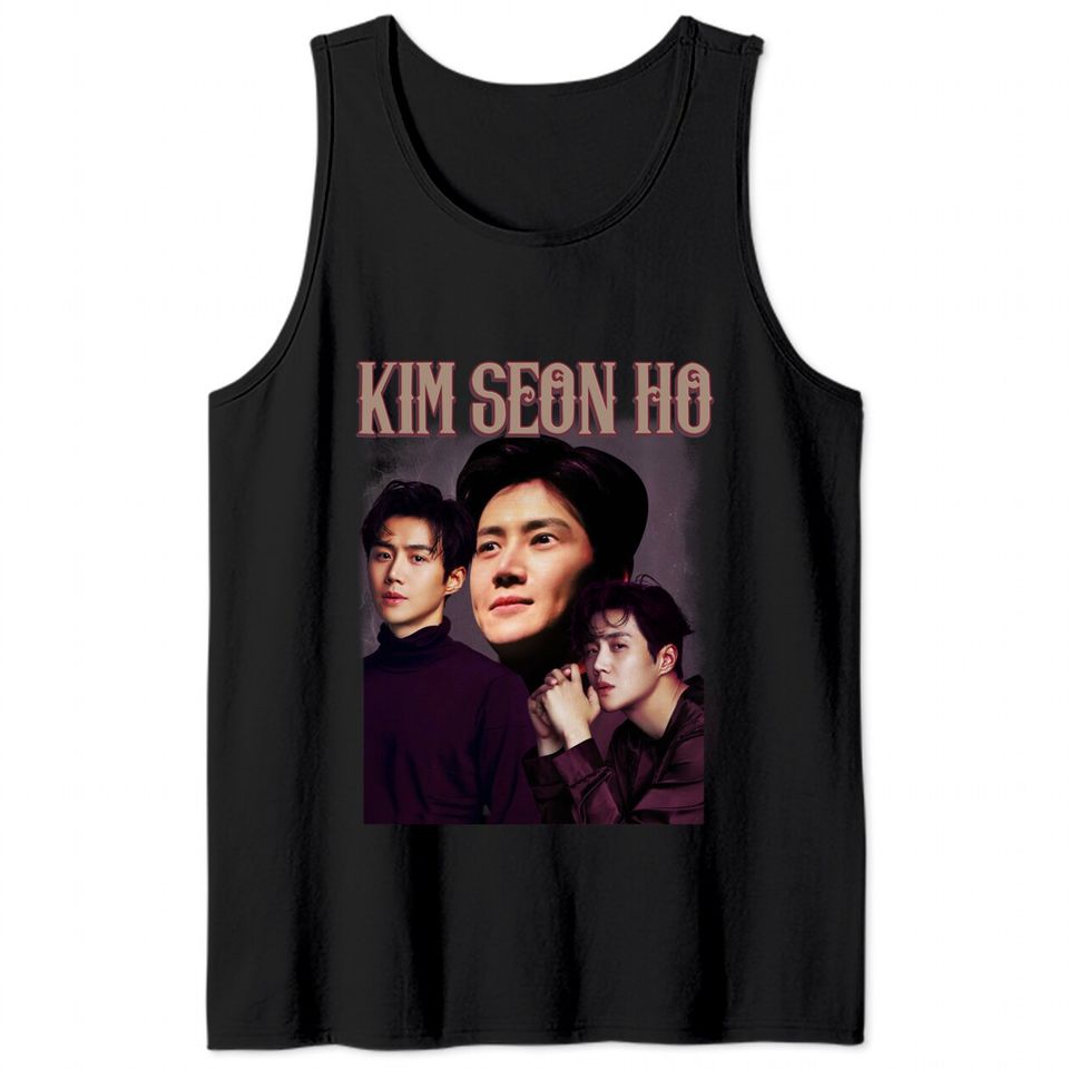Vintage Kim Seon Ho Shirt Merchandise Bootleg Movie Television Series South Korean Tank Tops ClassicRetro Graphic Unisex Sweatshirt Hoodie NZ89