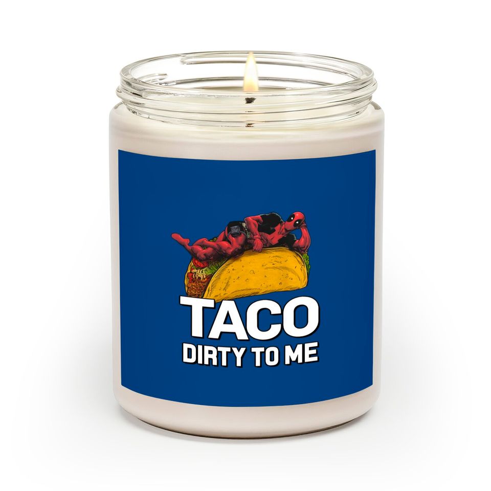 Marvel Deadpool Taco Dirty to Me Racerback Scented Candles