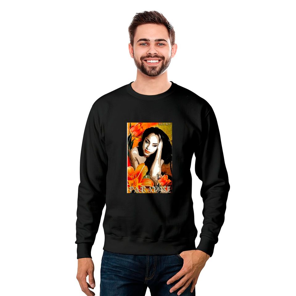 Sade ADU Paradise Sweatshirts Unisex Gift Men Women, SADE ADU Shirt, Sade Shirt, Sade in Denim Shirt, Sade 80s Shirt