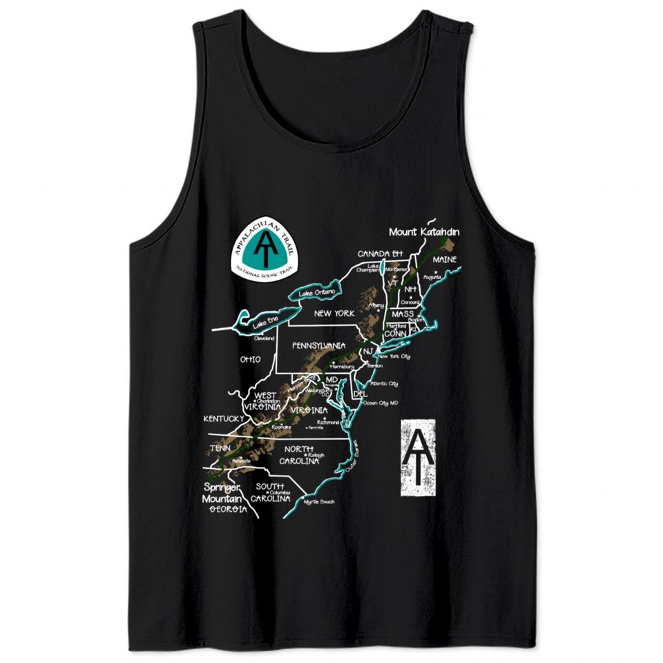 Appalachian Trail Hiking Map