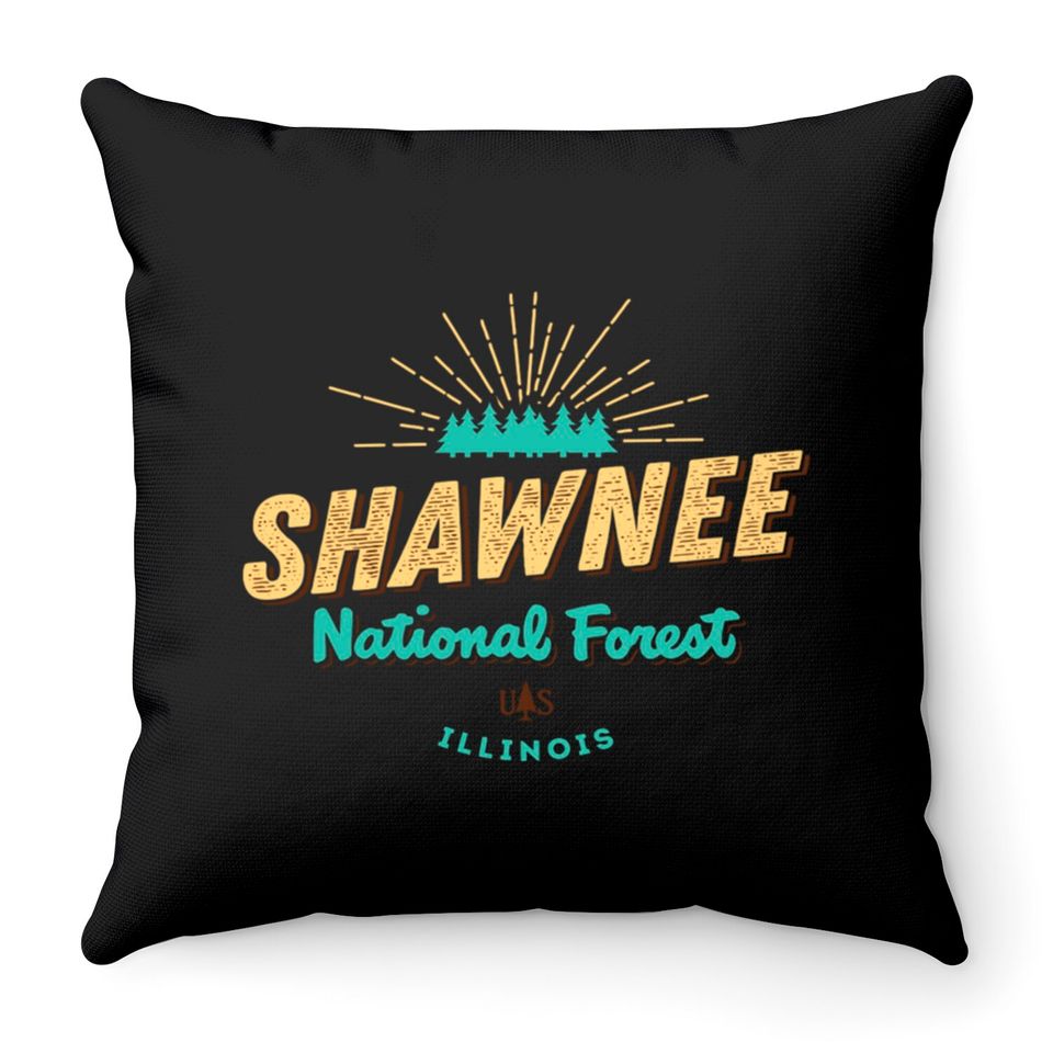 Shawnee National Forest Illinois Throw Pillows