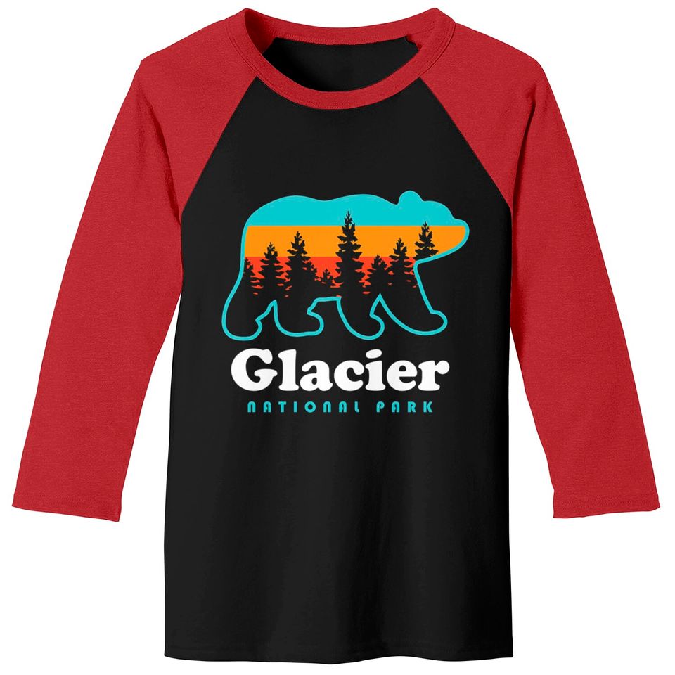 Glacier National Park Baseball Tees