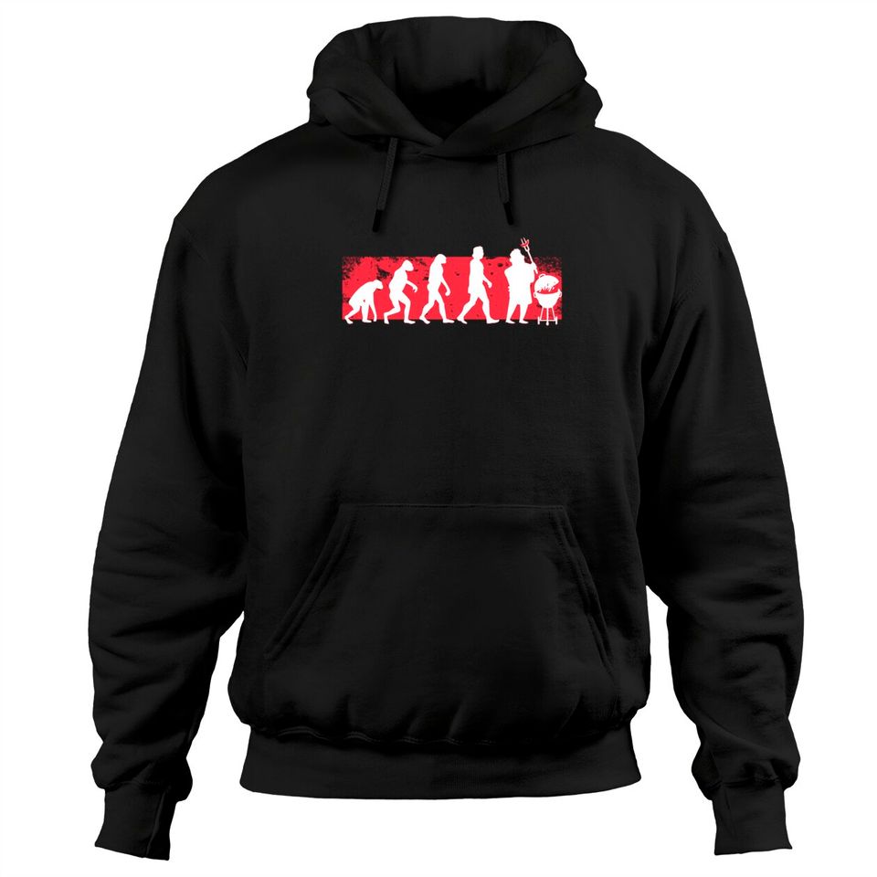 Grill Evolution BBQ Grilling Meat Gift For Dad Hoodies