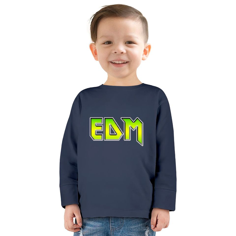 Electronic Dance Music EDM  Kids Long Sleeve T-Shirts