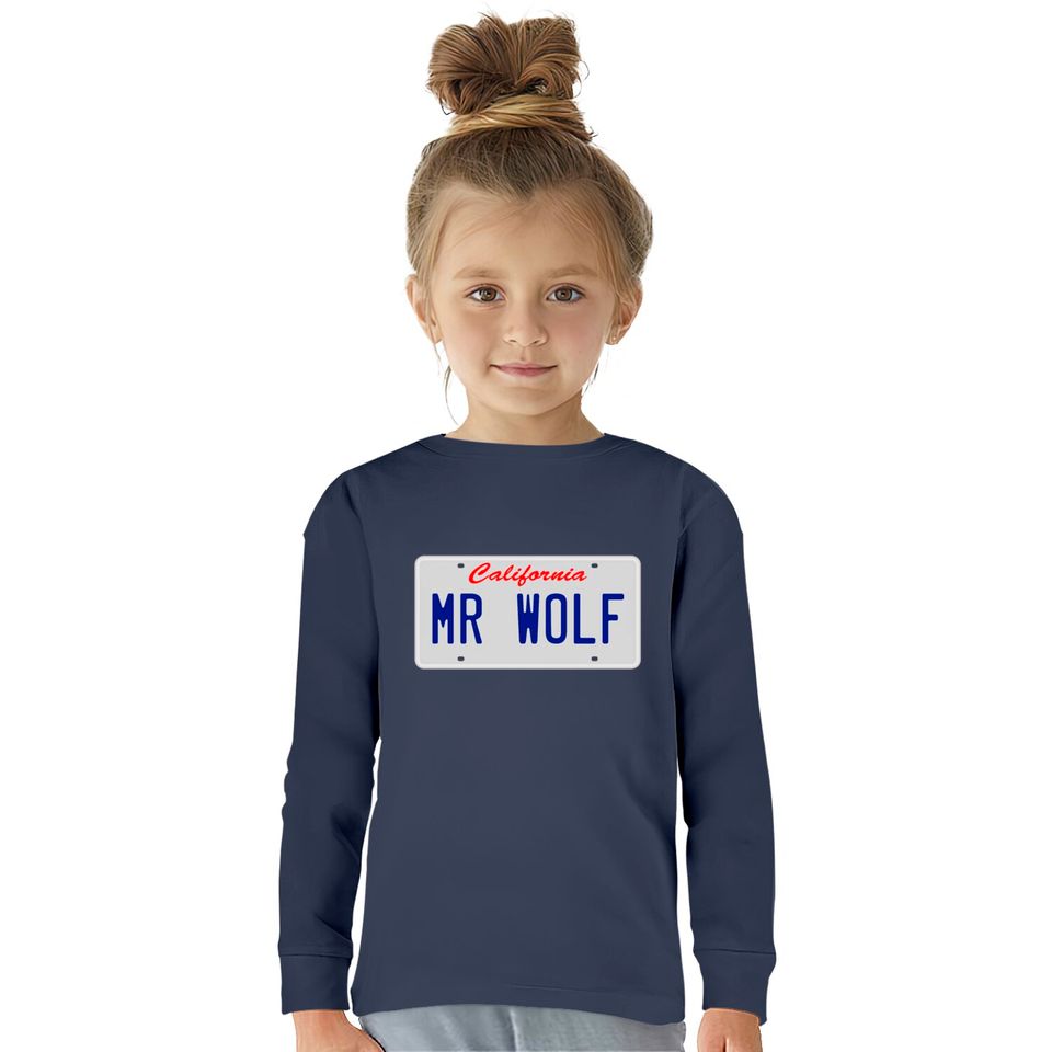 Mr. Wolf - Pulp Fiction  Kids Long Sleeve T-Shirts