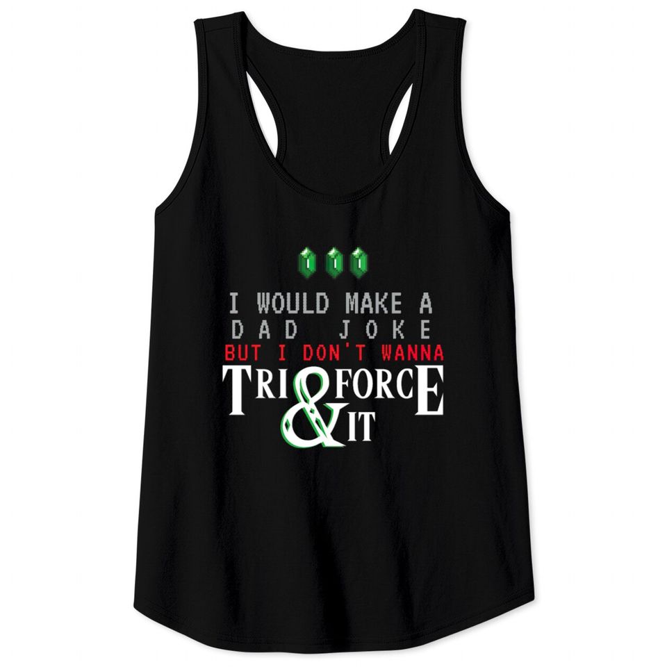 Zelda Inspired Dad Tank Tops, Perfect Gift for Gamer Tank Tops