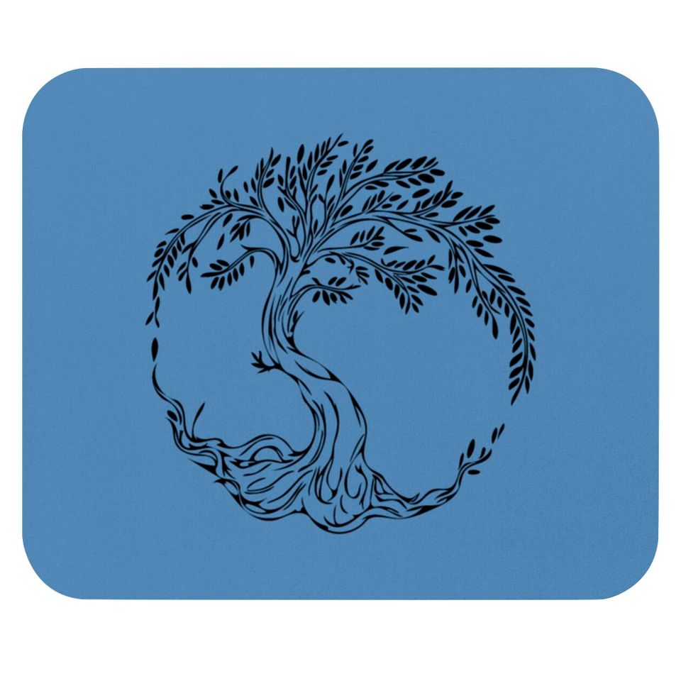 Elegant tree of life Mouse Pads