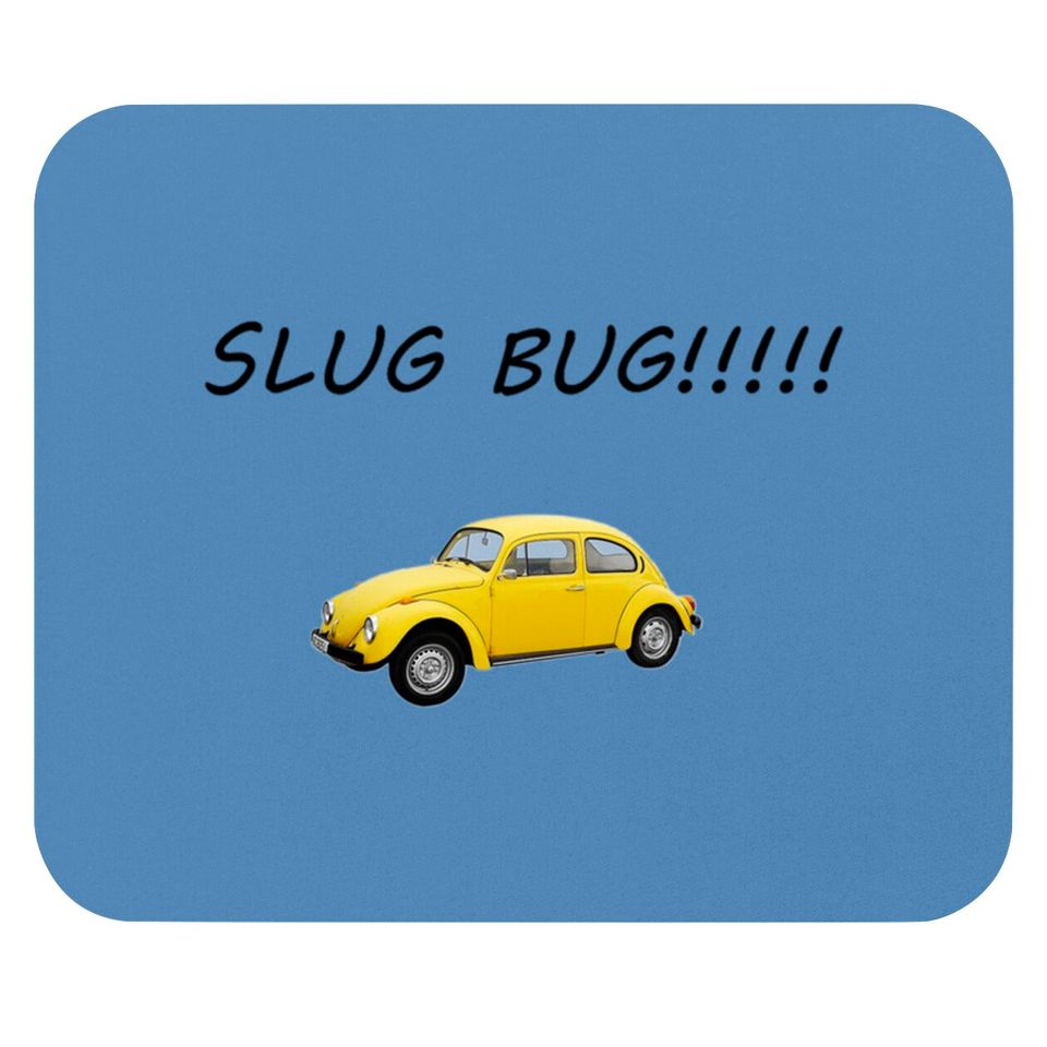 Funny Slug Bug Nostalgic Vintage Car Graphic Mouse Pads