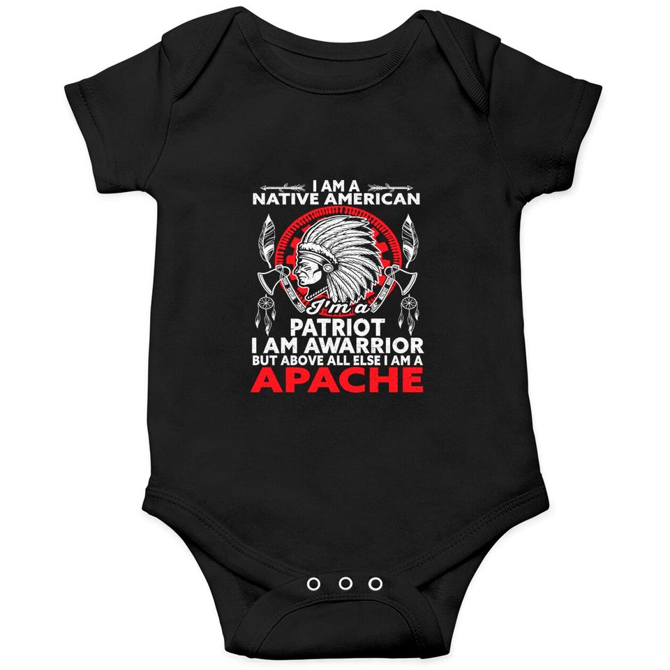 Apache Tribe Native American Indian America Tribes Onesies